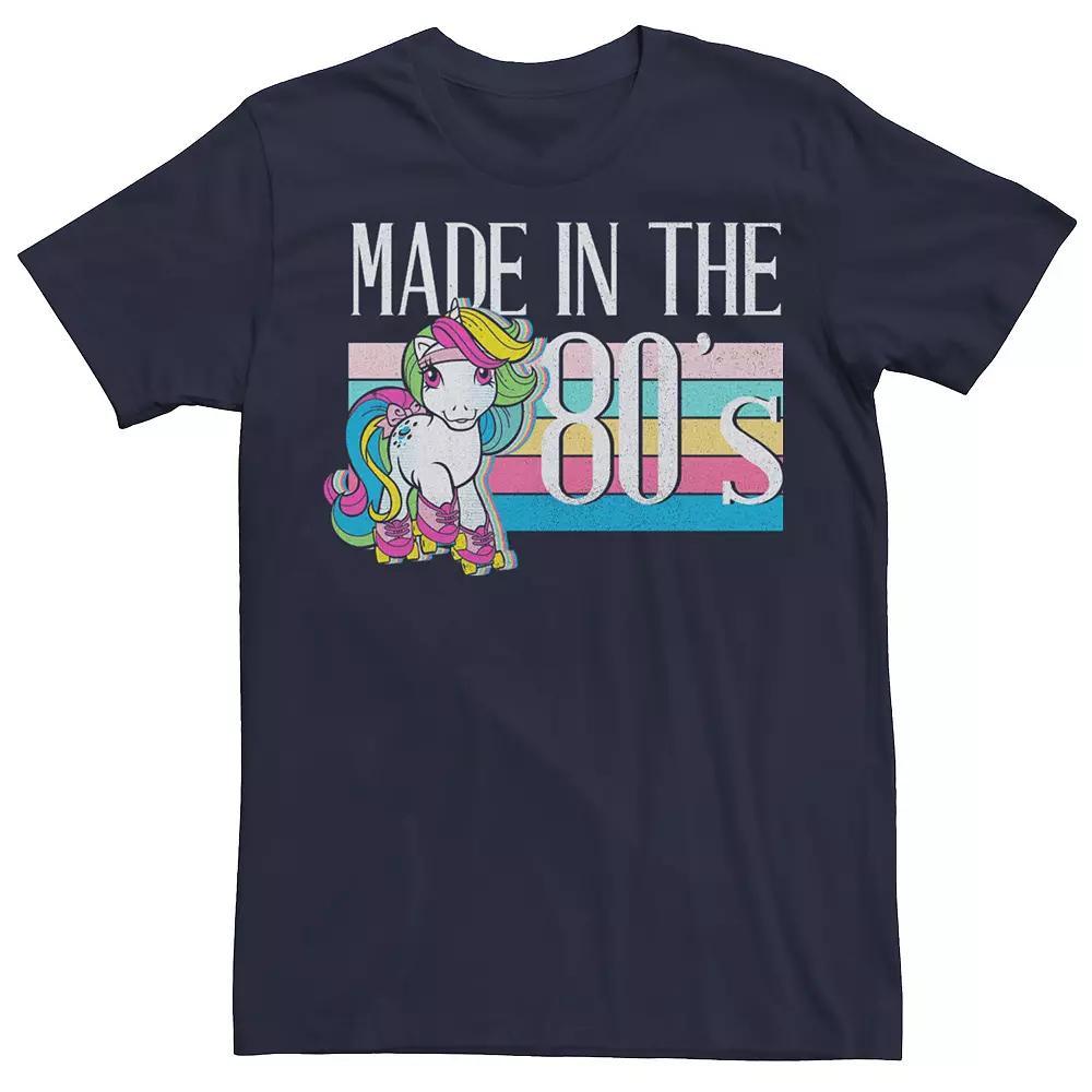 Men's My Little Pony Moonstone "Made In The 80's" Tee, Size: Small, Blue Product Image