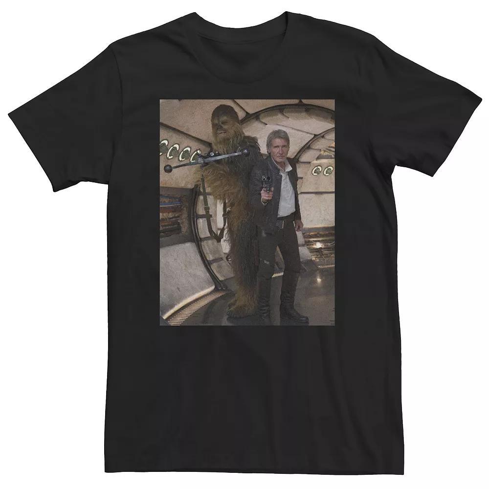 Big & Tall Star Wars Han And Chewie Vintage Homies Tee, Men's, Size: 3XL, Black Product Image