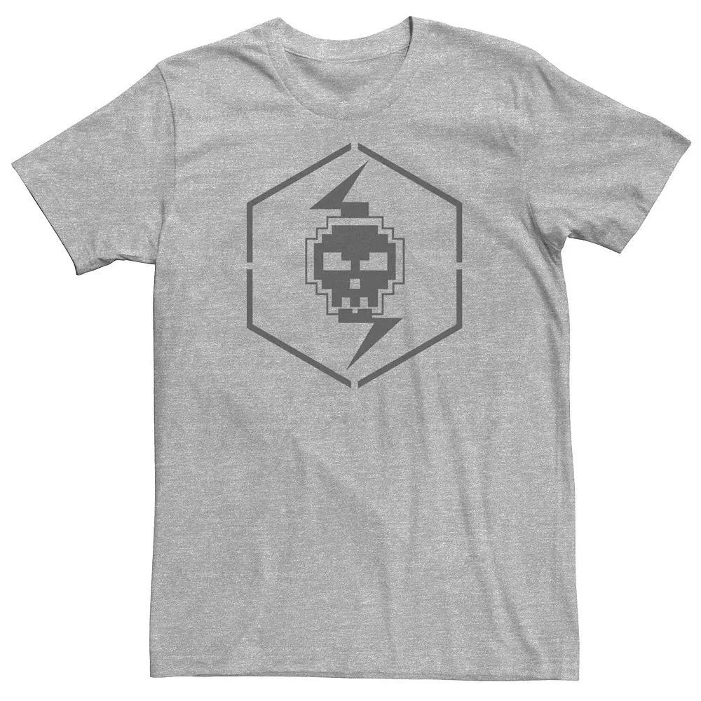 Big & Tall Star Wars: The Bad Batch 8-Bit Style Logo Tee, Men's, Size: XXL Tall, Athletic Grey Product Image