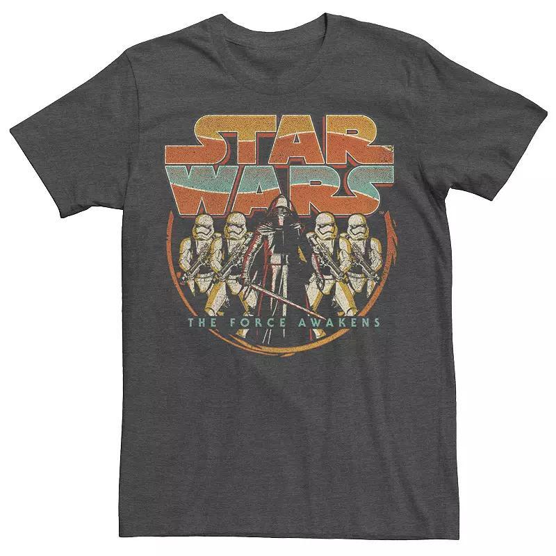 Big & Tall Rick & Morty Emotions Of Rick Faces Tee, Men's, Size: Large Tall, Black Product Image