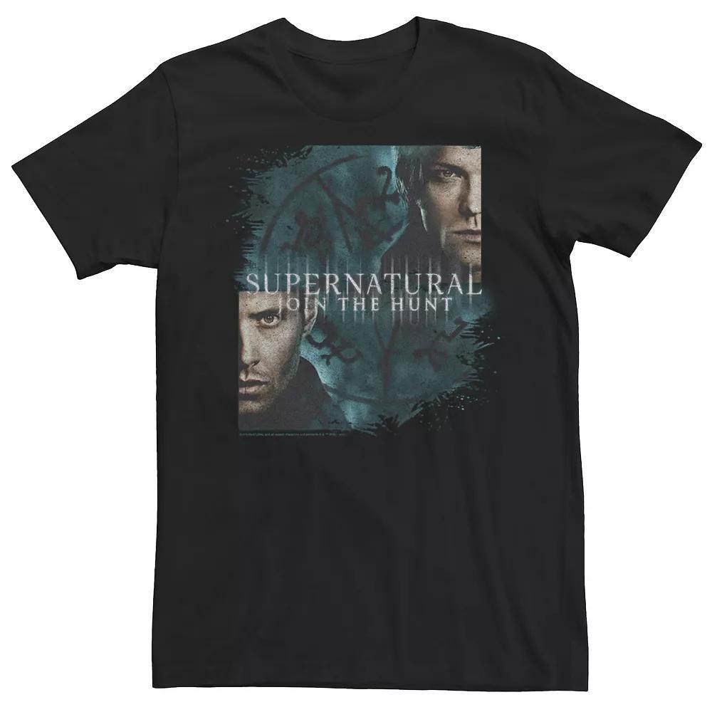Men's Supernatural Tv Brothers Tee, Size: XL, Black Product Image