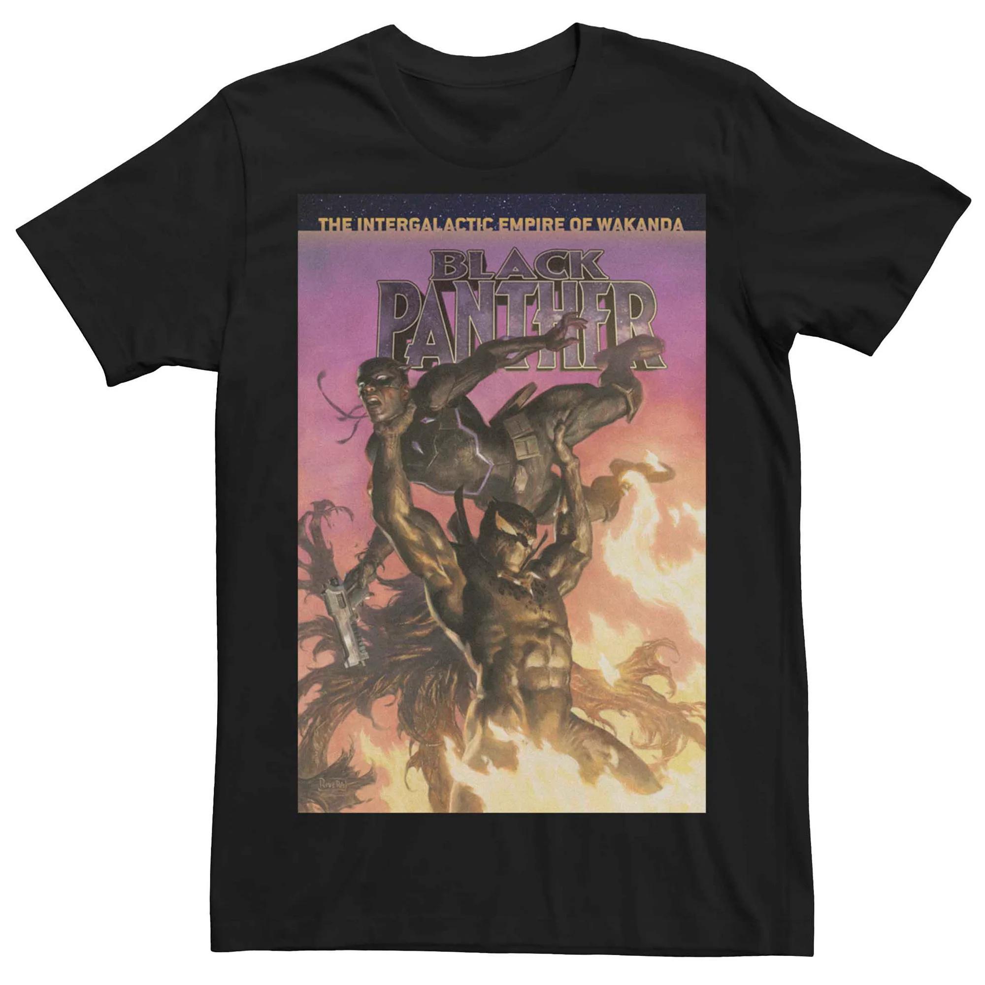Men's Marvel Black Panther Comic Cover Tee, Size: Medium Product Image