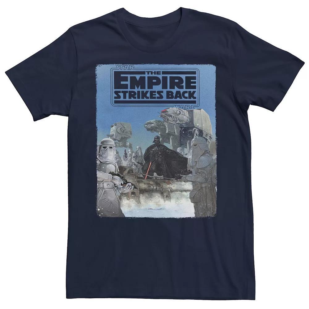 Men's Star Wars The Empire Strikes Back Poster Graphic Tee, Size: Small, Blue Product Image