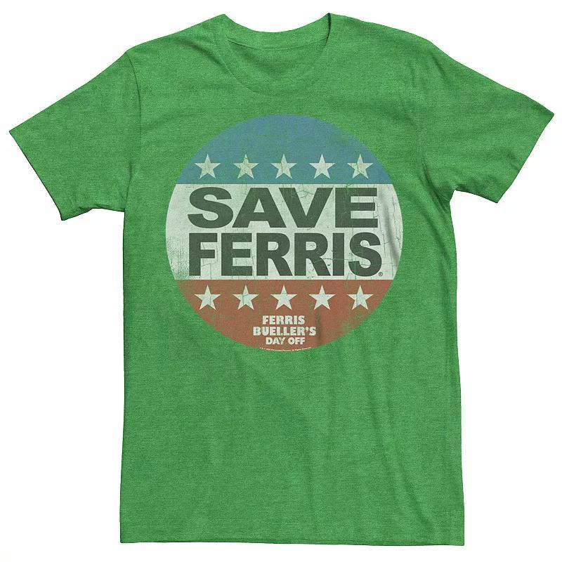 Men's Ferries Bueller Save Ferris Graphic Tee, Size: XL, White Product Image
