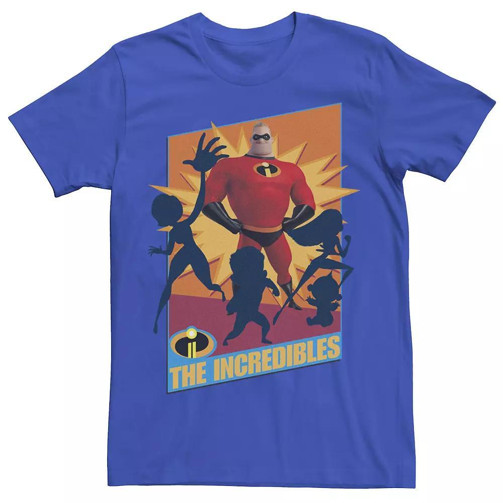 Disney / Pixar's The Incredibles Bob Men's Poster Tee, Size: Small, Royal Product Image