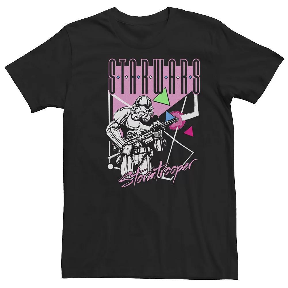 Men's Star Wars Retro Shapes Stormtrooper Tee, Size: Large, Black Product Image