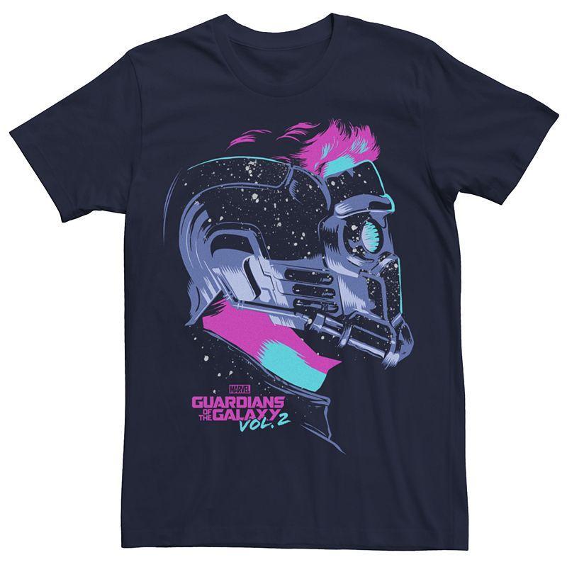 Men's Guardians of the Galaxy Vol.2 Star Lord Tee, Size: Small, Blue Product Image