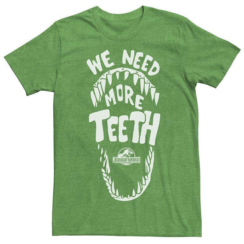 Men's Jurassic World We Need More th Graphic Tee, Size: Medium, Kelly Grey Product Image