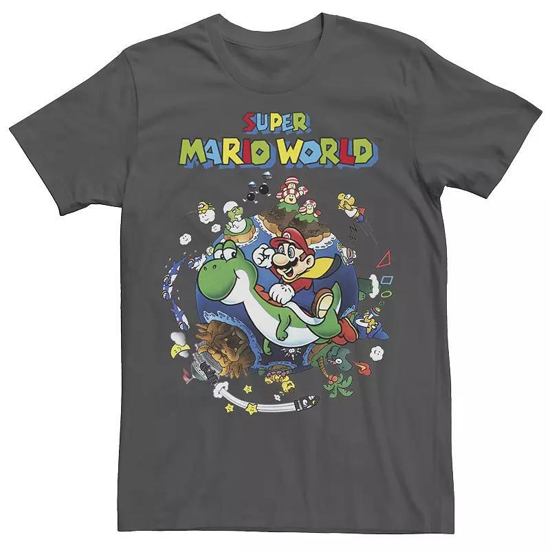 Men's Jurassic World Dinosaurs Group Of 3 Neon Graphic Tee, Size: 3XL, Navy Grey Product Image