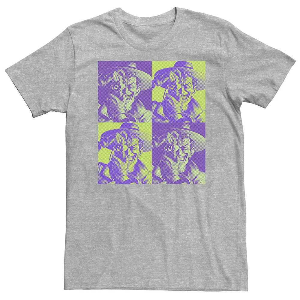 Big & Tall DC Comics Batman Tonal Portrait Grid Panel Tee, Men's, Size: 4XL Tall, Athletic Grey Product Image