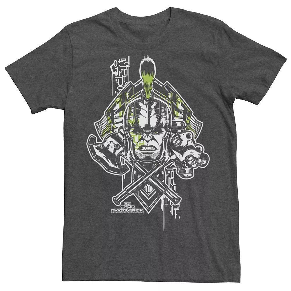 Mens Marvel Hulk Angry Warrior Graphic Tee Grey Heather Product Image