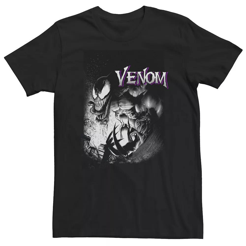 Big & Tall Marvel Venom City Shadows Tee, Men's, Size: 5XL, Black Product Image
