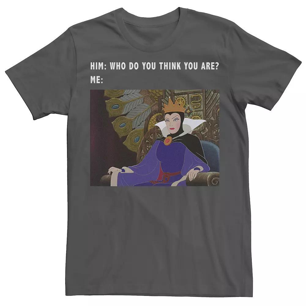 Disney's Snow White Men's Evil Queen Meme Graphic Tee, Size: 3XL, Grey Product Image