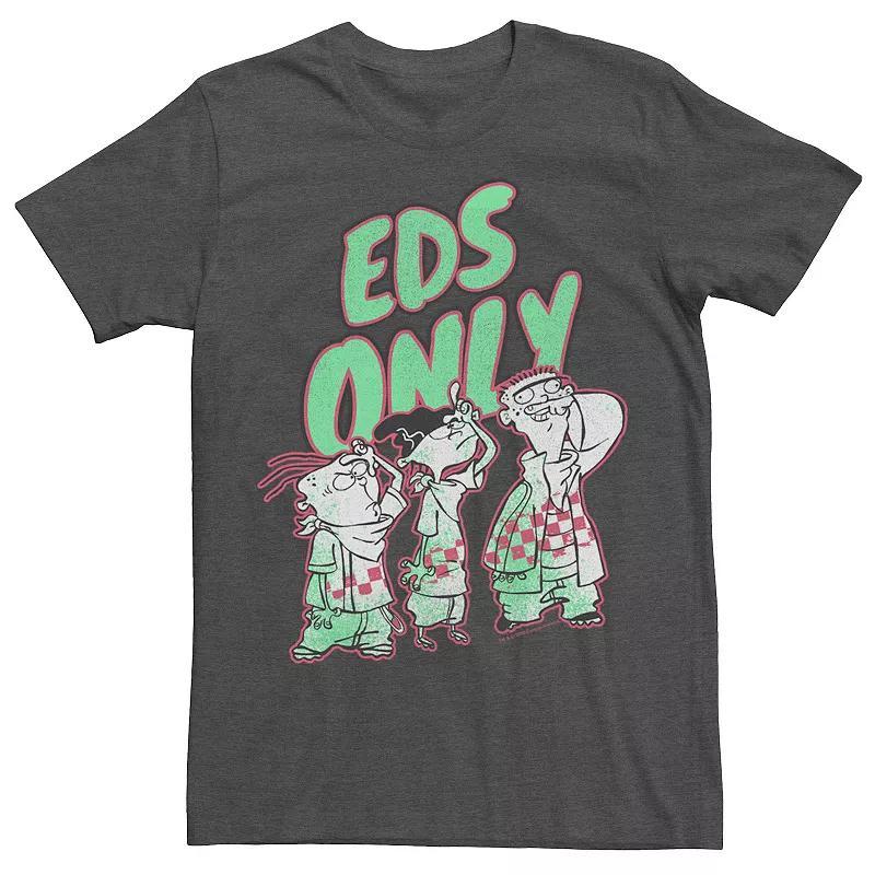 Men's Ed, Edd & Eddy Eds Only Portrait Tee, Size: 3XL, Kelly Grey Product Image