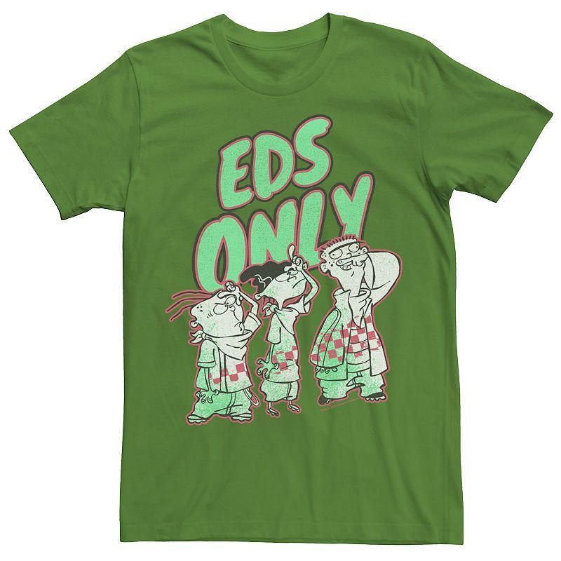 Men's Ed, Edd & Eddy Eds Only Portrait Tee, Size: 3XL, Kelly Grey Product Image