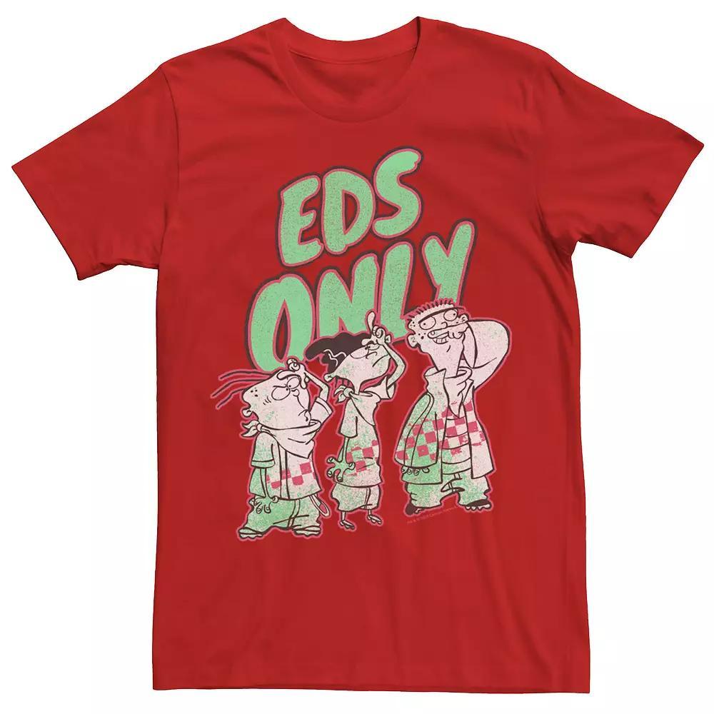 Men's Ed, Edd & Eddy Eds Only Portrait Tee, Size: 3XL, Kelly Grey Product Image