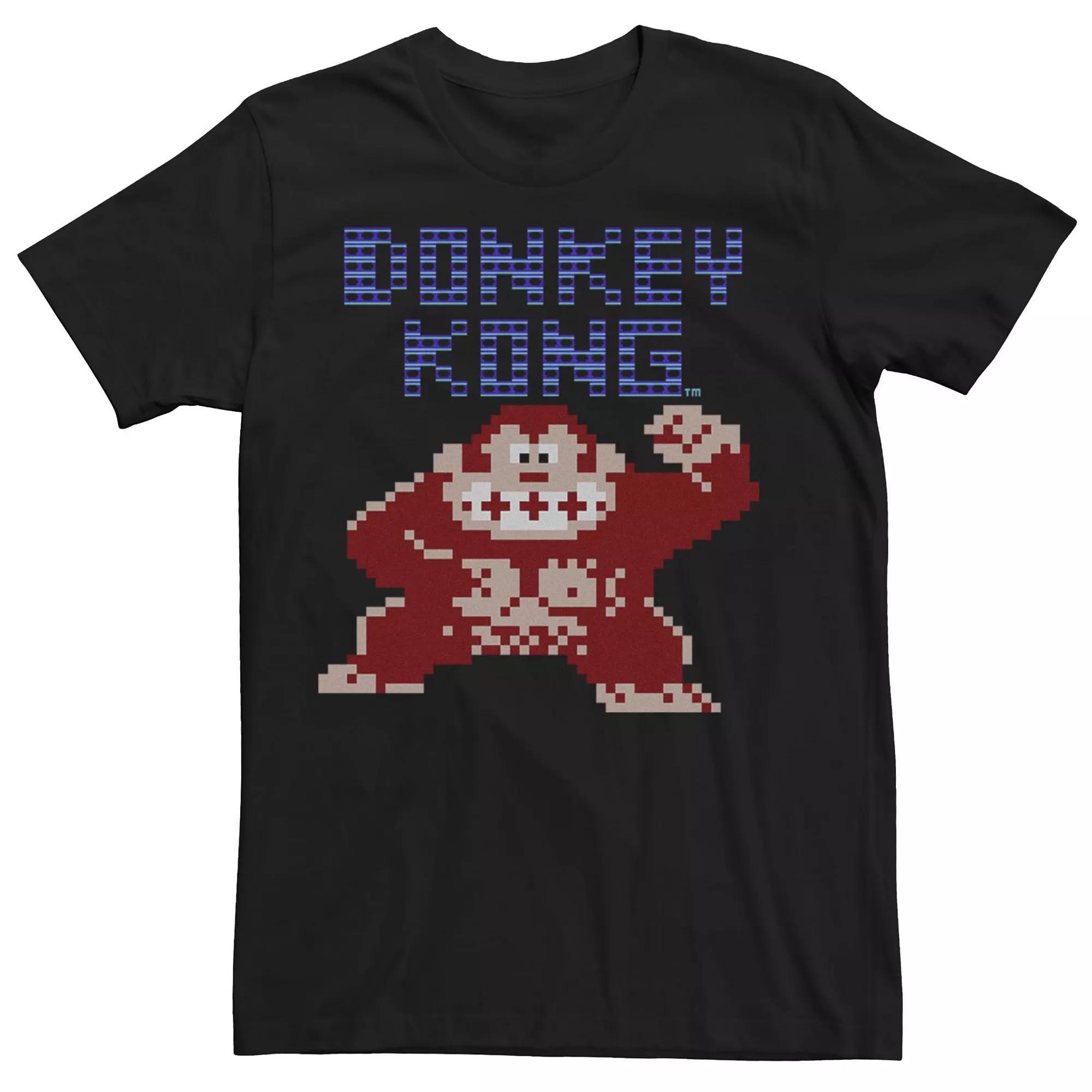 Men's Donkey Kong Retro Tee, Size: Medium, Black Product Image