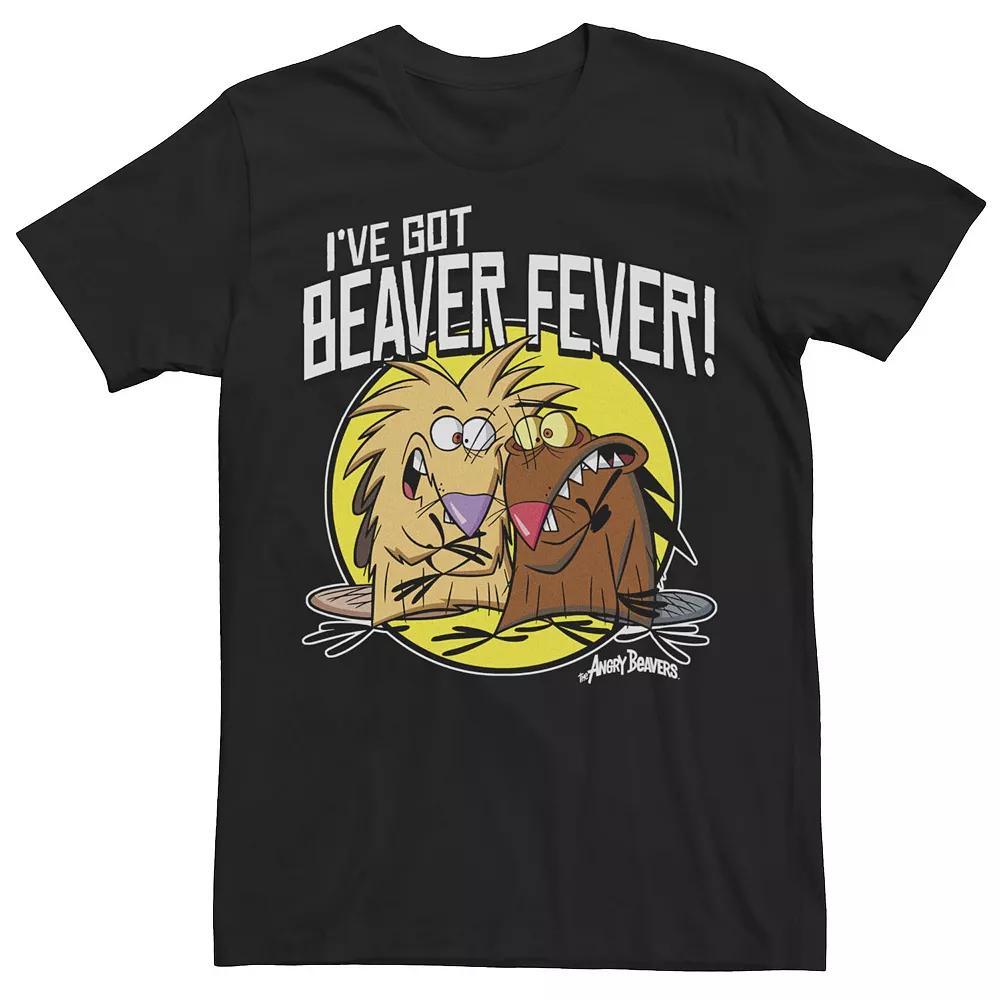 Mens Angry Beavers Beaver Fever Daggett & Norbert Circle Logo Tee Product Image
