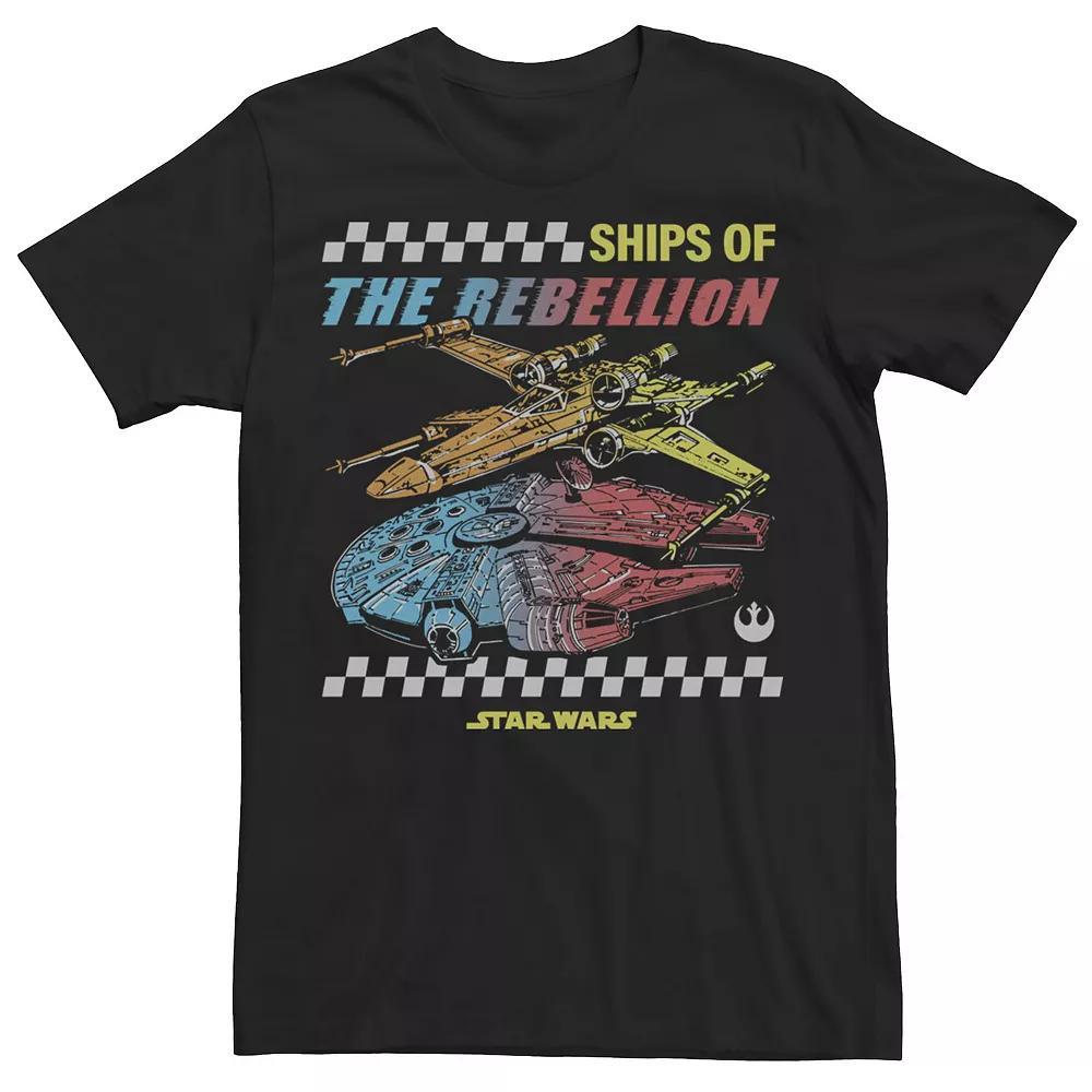 Men's Jurassic Park T Rex Distressed Retro Logo Tee, Size: 3XL, Blue Product Image