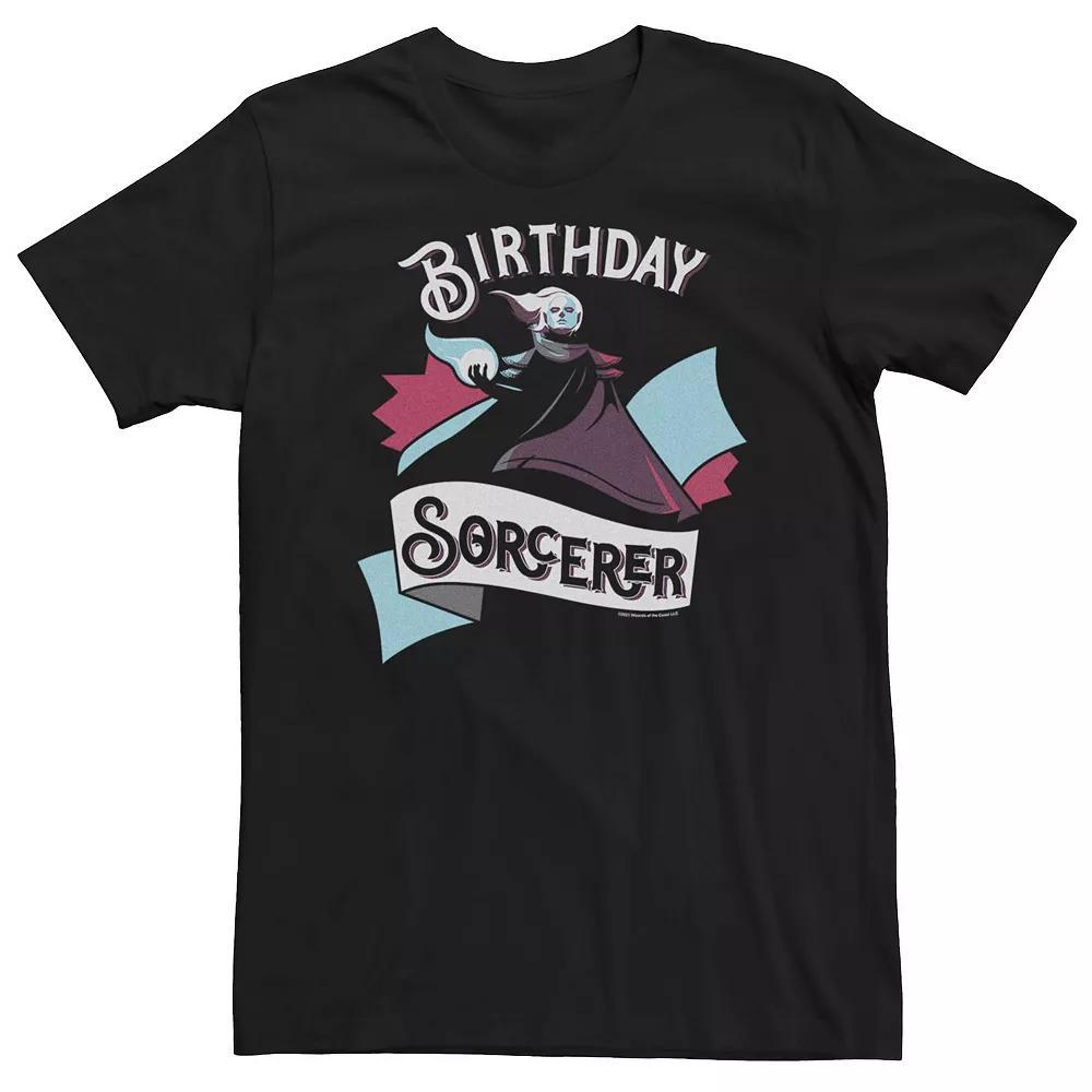 Big & Tall Wizards of the Coast - Dungeons & Dragons Birthday Sorcerer Tee, Men's, Size: 3XL, Black Product Image