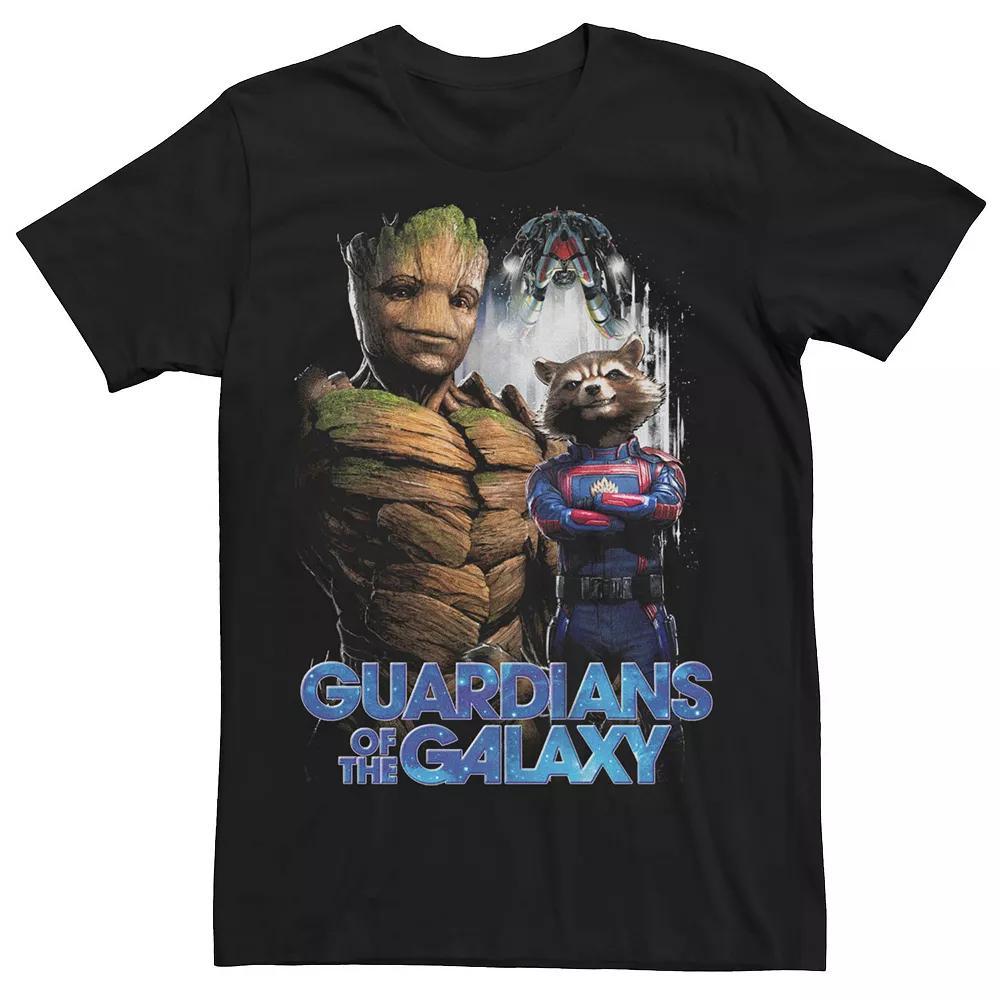Disney / Pixars Luca Mens Character Panels Tee Navy Grey Product Image