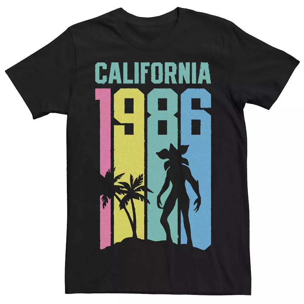 Men's Netflix Stranger Things Demogorgon Beach Tee, Size: XXL, Black Product Image