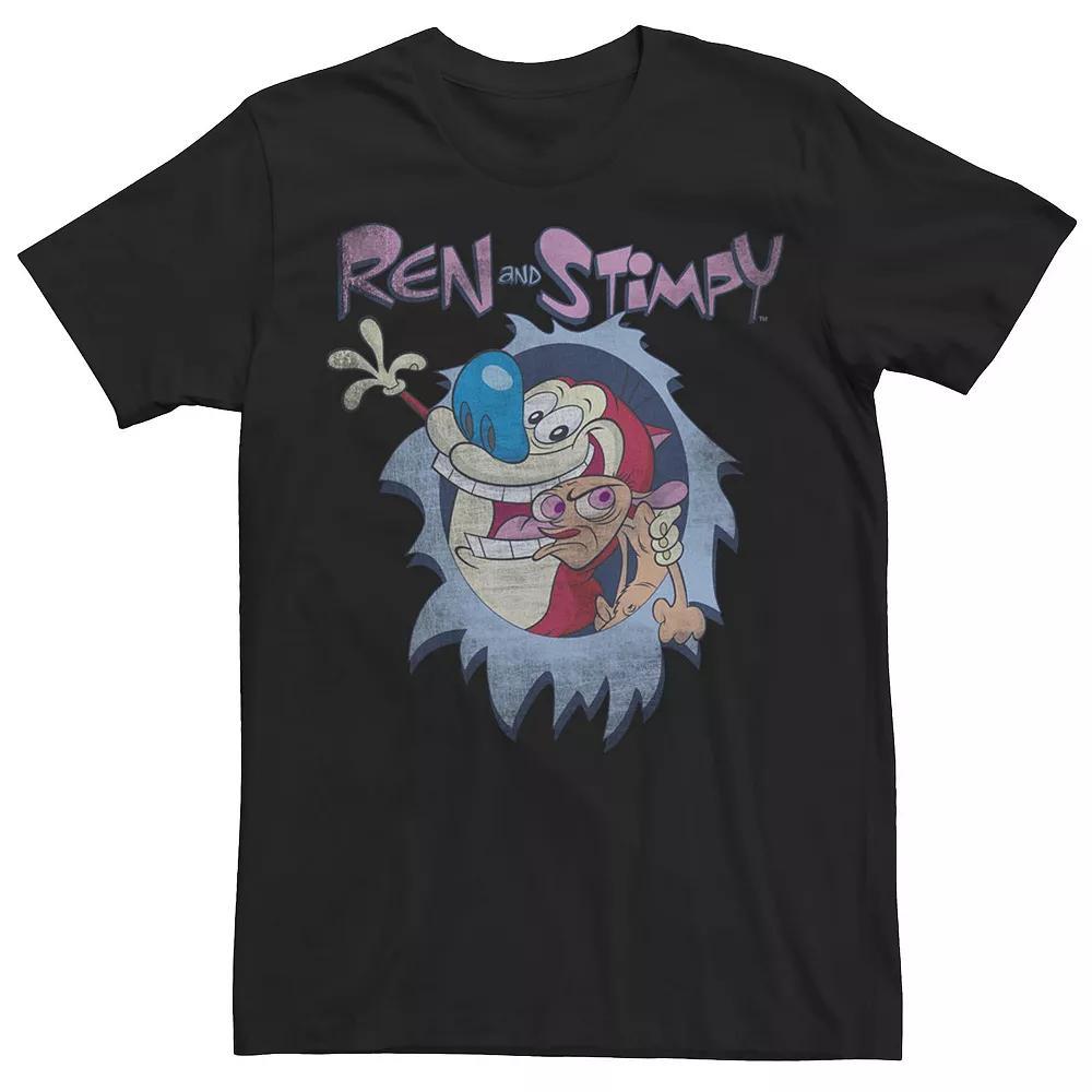 Men's Back To The Future Time Travel Movie Poster Tee, Size: 3XL, Black Product Image