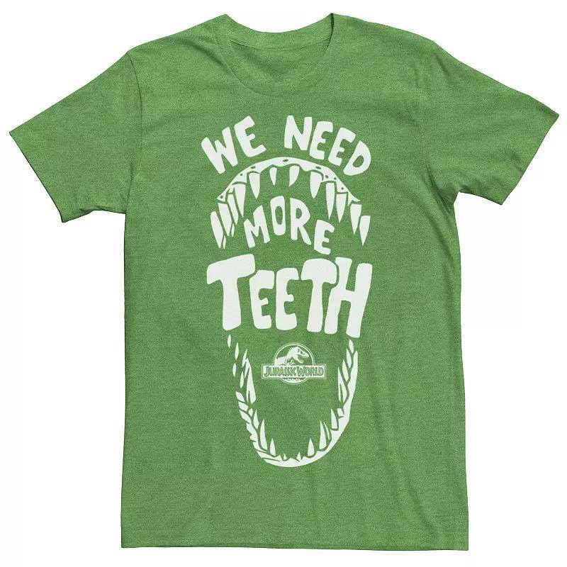 Men's Jurassic World We Need More th Graphic Tee, Size: Medium, Kelly Grey Product Image