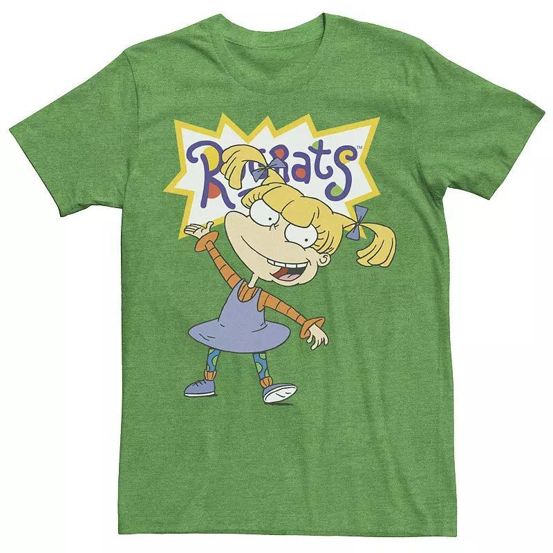Men's Nickelodeon Rugrats Angelica Simple Portrait Graphic Tee, Size: XXL, Kelly Grey Product Image