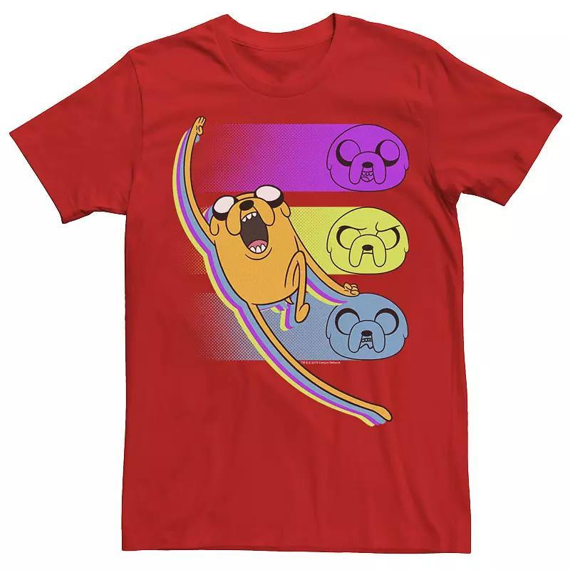 Men's CN Adventure Time Jake Emotions Tee, Size: XL, Red Product Image