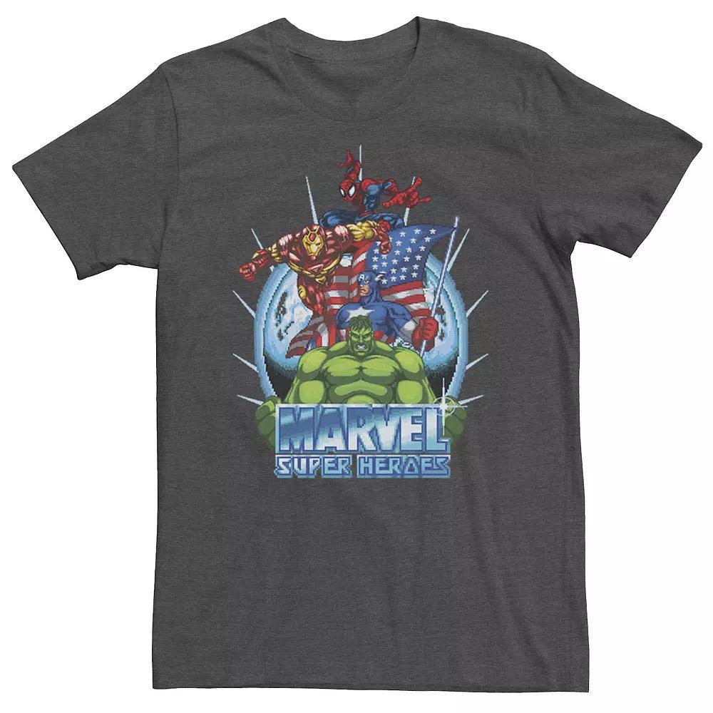 Big & Tall Disney / Pixar Toy Story Square Retro Portraits Tee, Men's, Size: Large Tall, Black Product Image