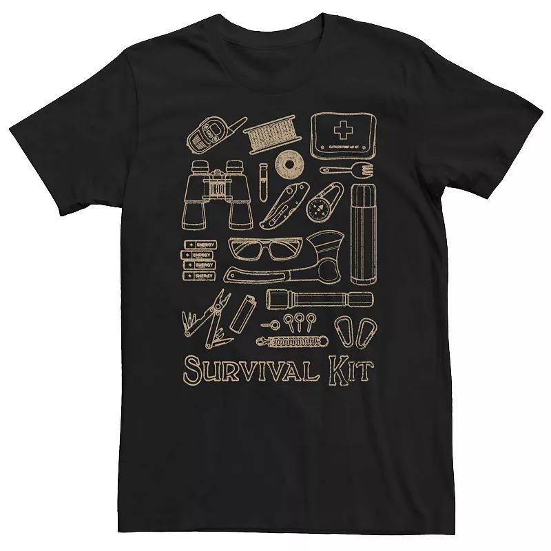 Big & Tall Father's Day Father's Day To Do List Tee, Men's, Size: Large Tall, Navy Grey Product Image