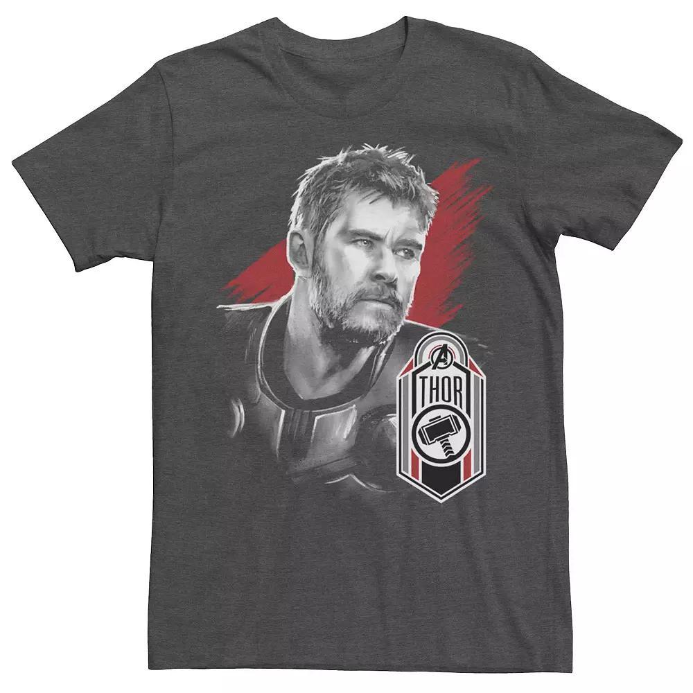 Men's Marvel Avengers Endgame Thor Tag Poster Tee, Size: XXL, Grey Heather Product Image