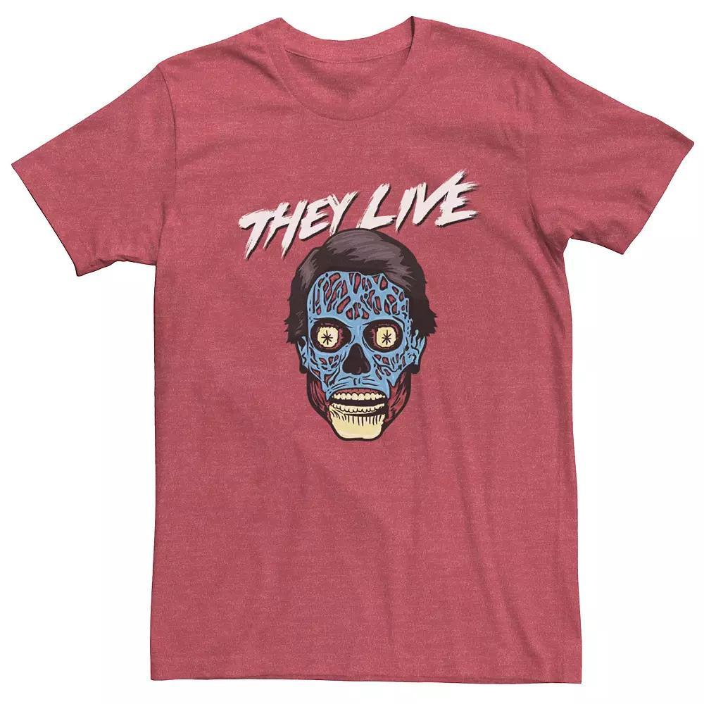 Men's The Big Bang Theory Sheldon Big Face Fade Tee, Size: Small, Blue Product Image