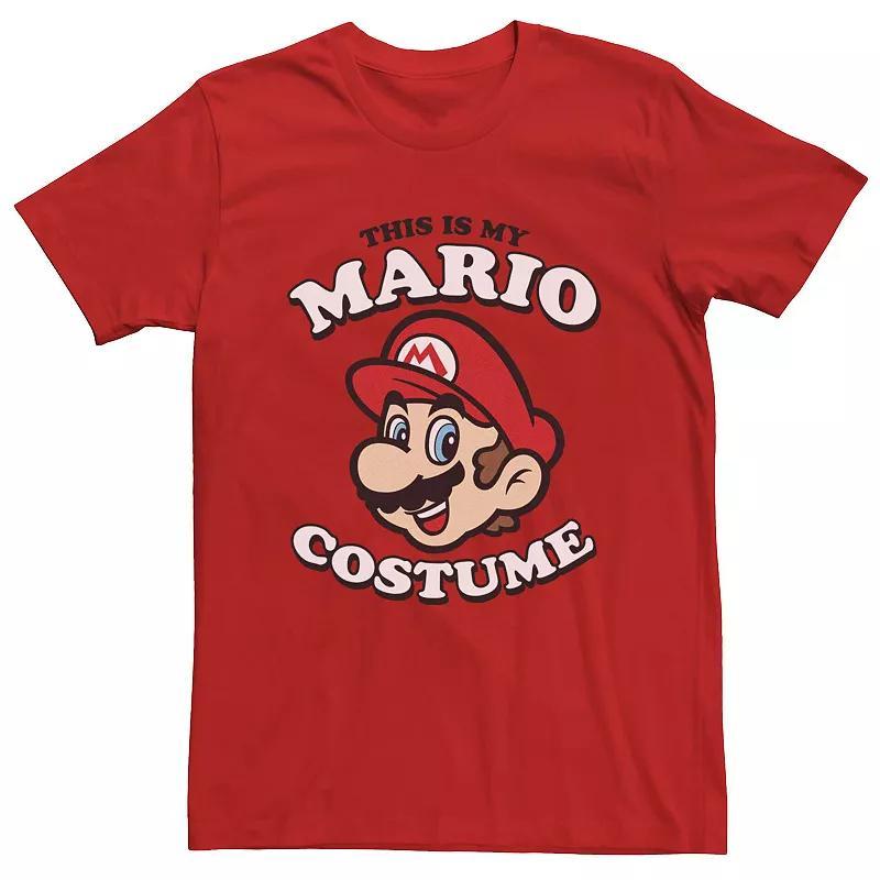Men's Nintendo This Is My Mario Costume Tee, Size: Medium, Red Product Image