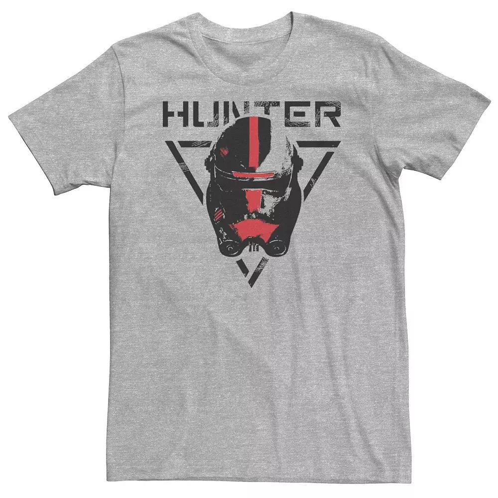 Big & Tall Star Wars: The Bad Batch Hunter C1 Tee, Men's, Size: 3XL, Athletic Grey Product Image