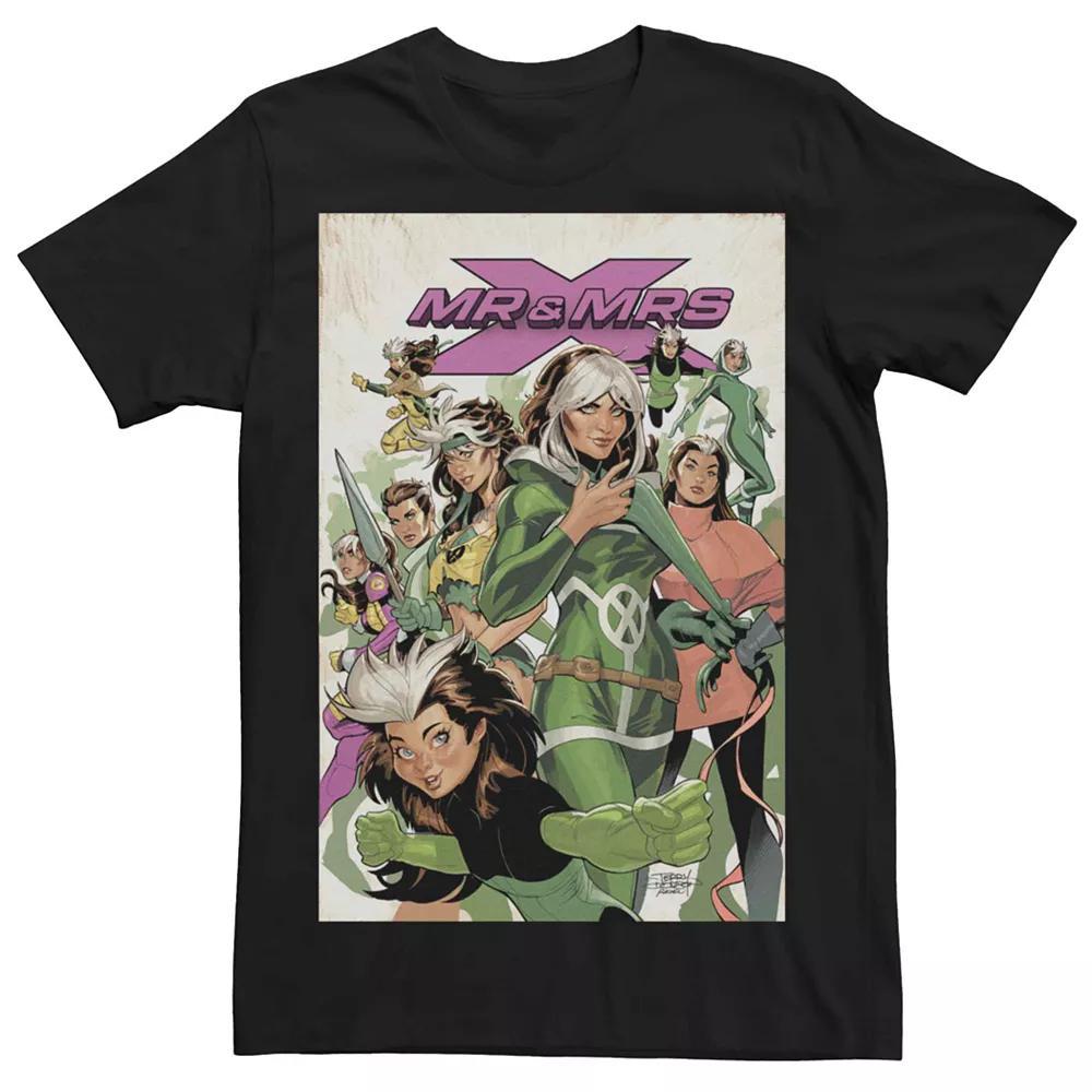 Men's Marvel Mr & Mrs X #9 Comic Cover Tee, Size: XL, Black Product Image
