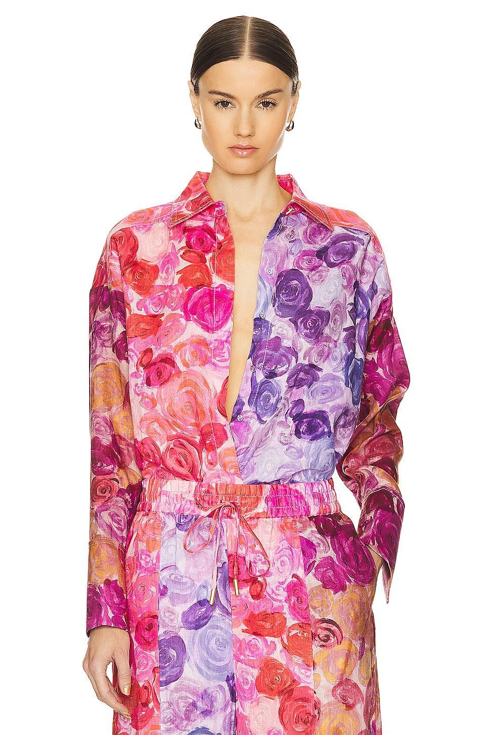 Vision Oversized Linen Shirt Aje Product Image