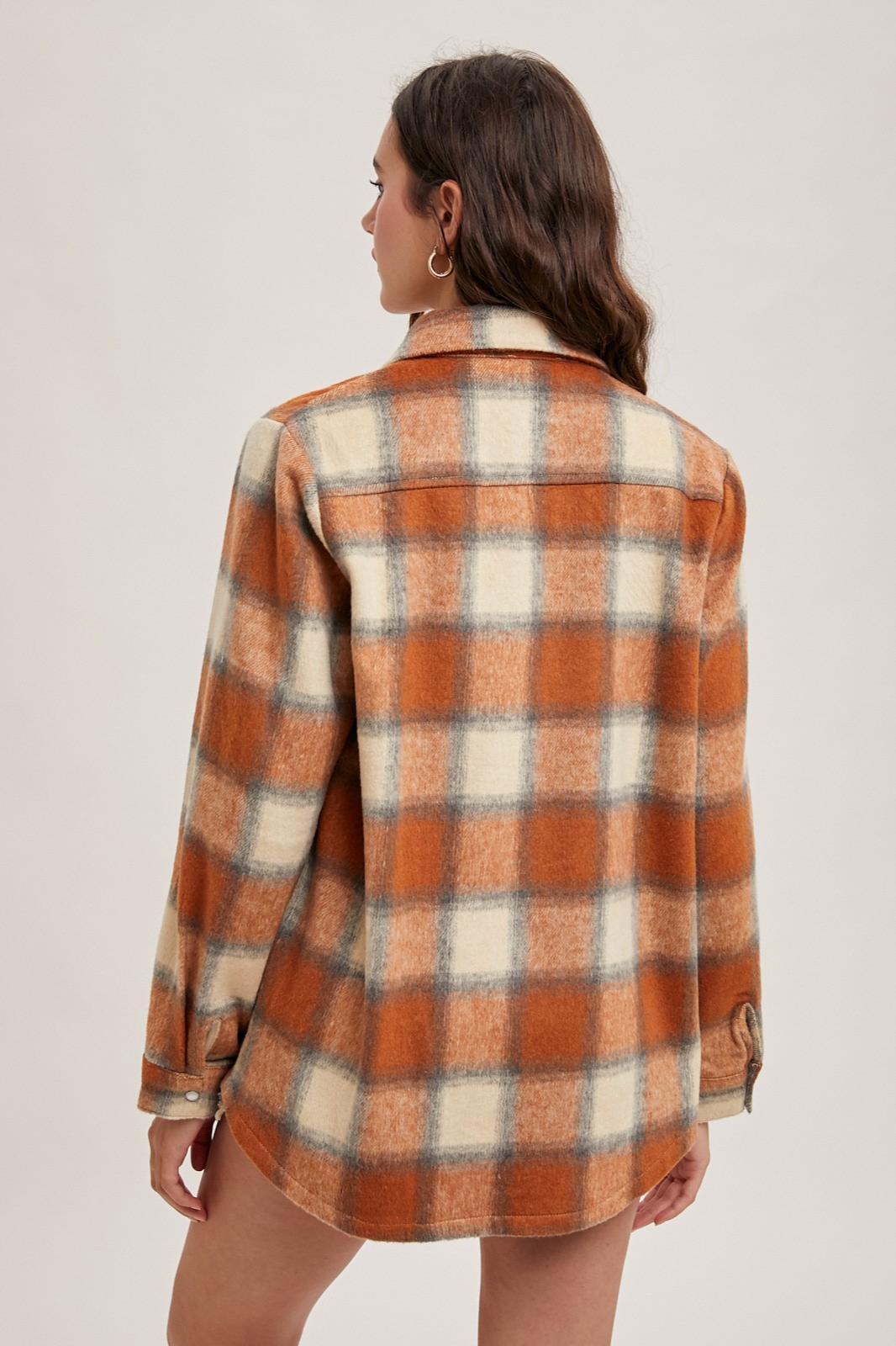 Chloe Flannel Shacket Product Image