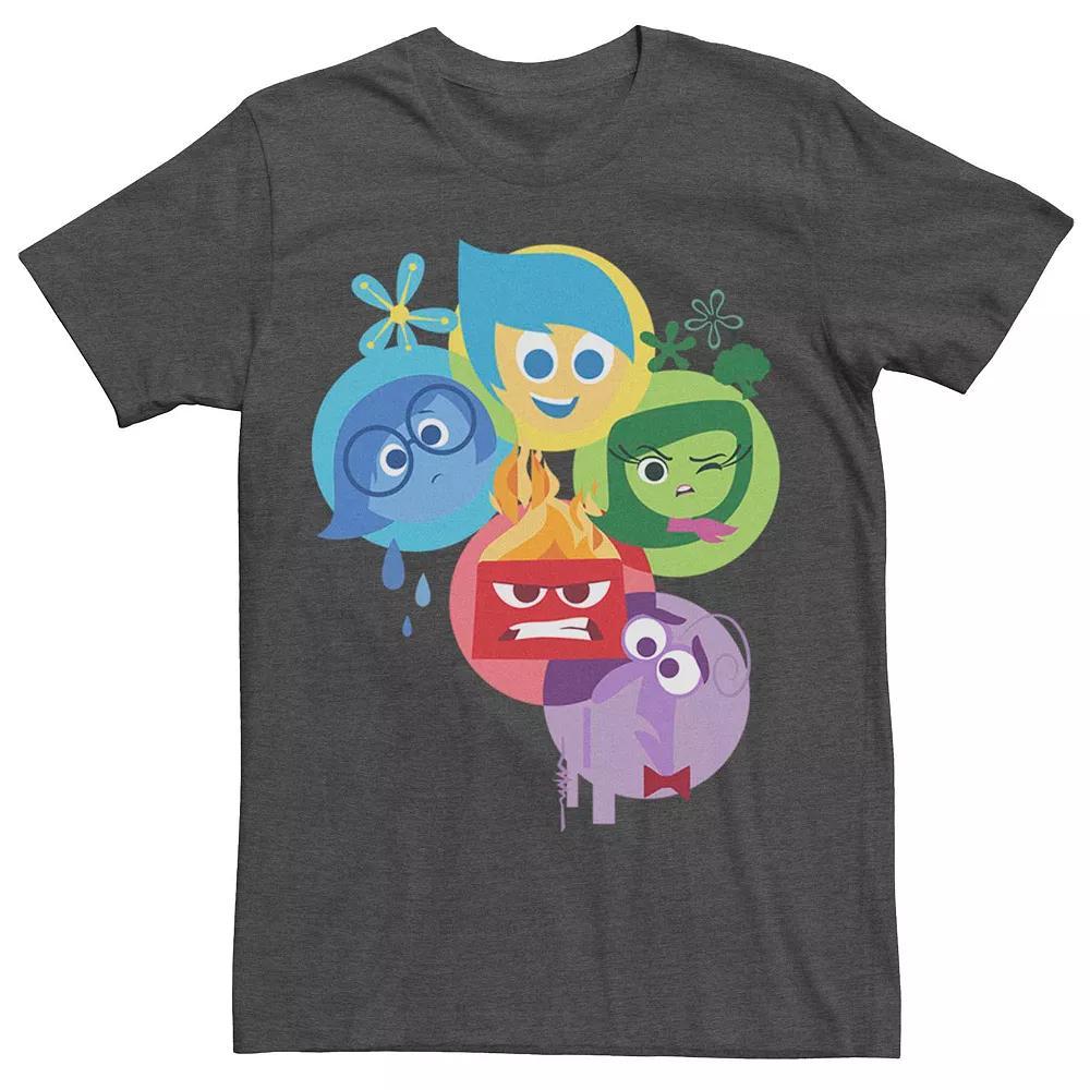 Men's Disney Pixar Inside Out Bubble Group Shot Tee, Size: XL, Grey Heather Product Image