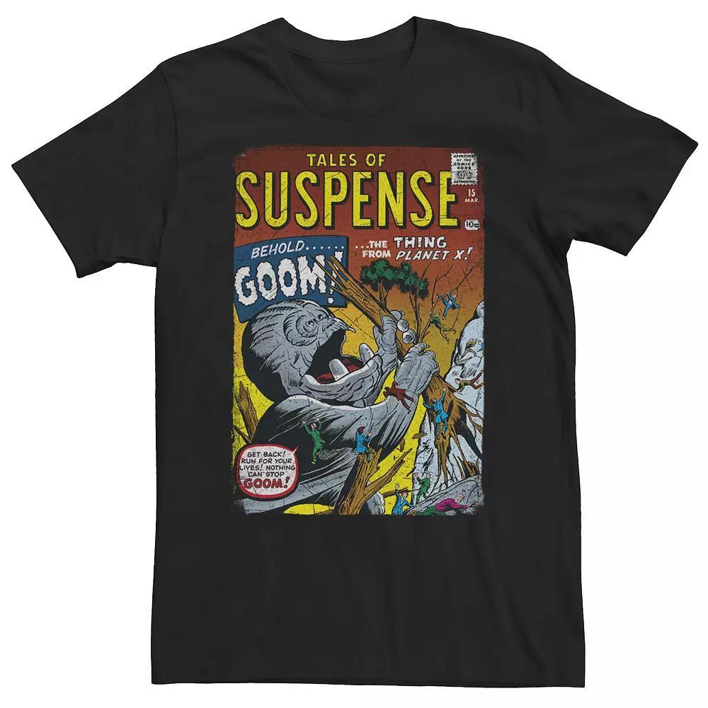 Big & Tall Marvel Monsters Unleashed Retro Comic Intro GOOM Tee, Men's, Size: 5XL, Black Product Image