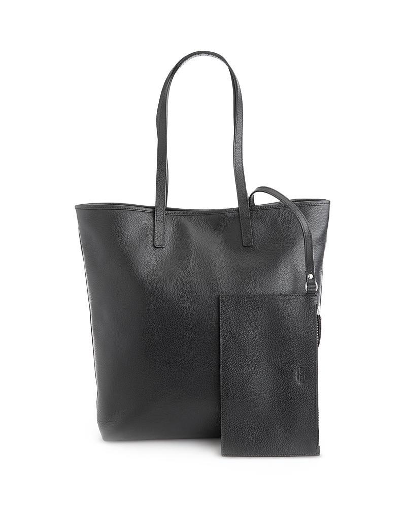 Royce New York Pebble Grain Leather Tall Tote Product Image