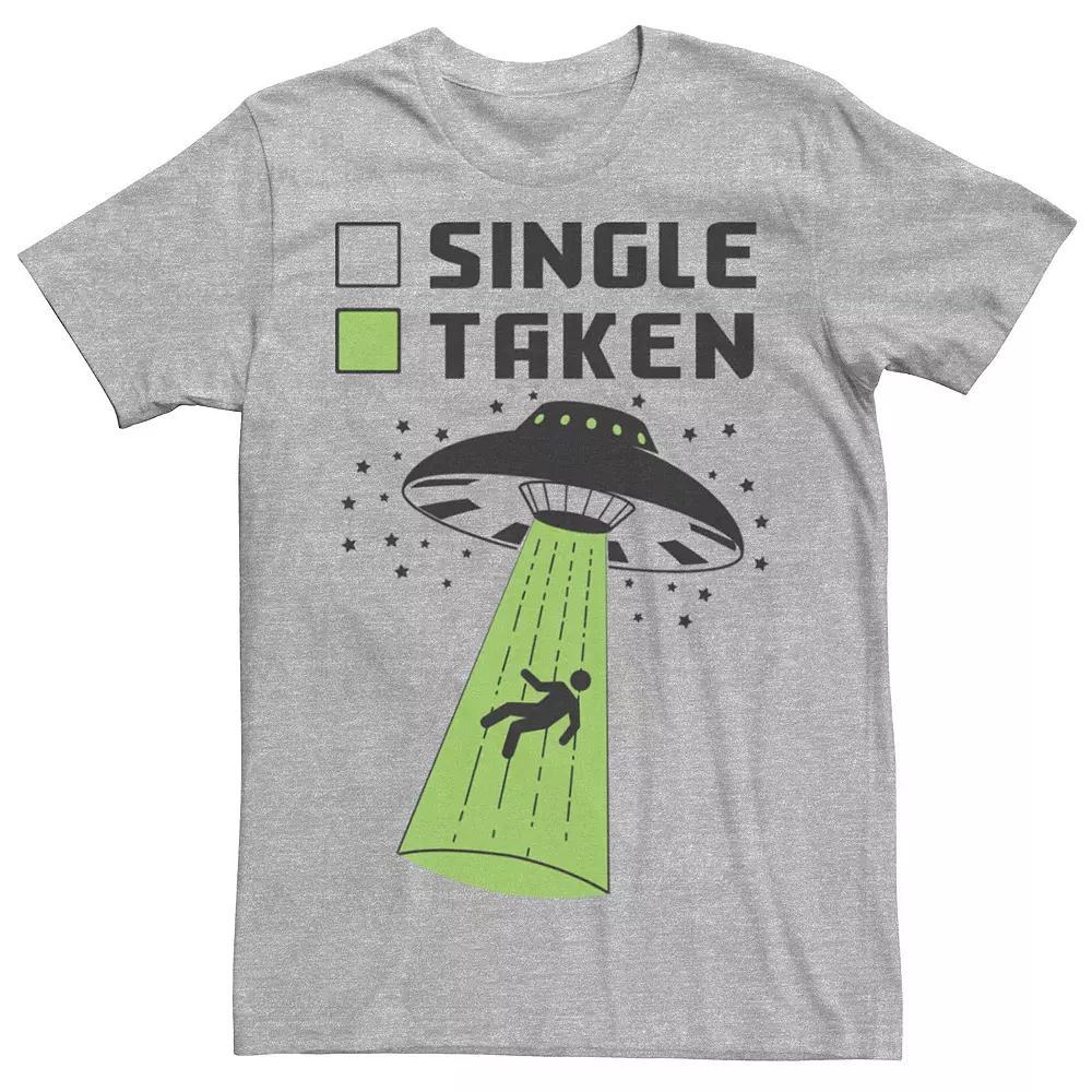 Men's Single or Taken Tee, Size: XXL, Athletic Grey Product Image