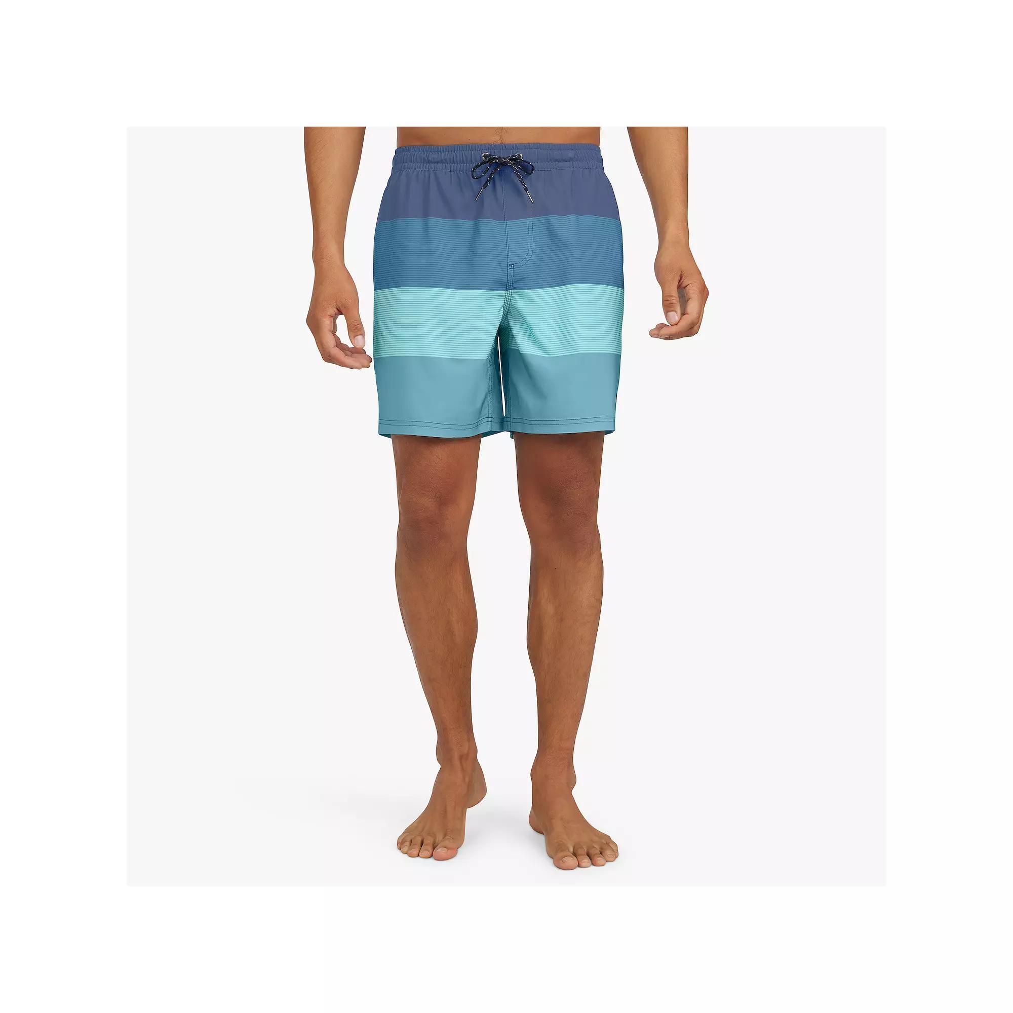 Men's Quiksilver 6.5" Horizon Swim Trunks, Size: Large, Blue Product Image