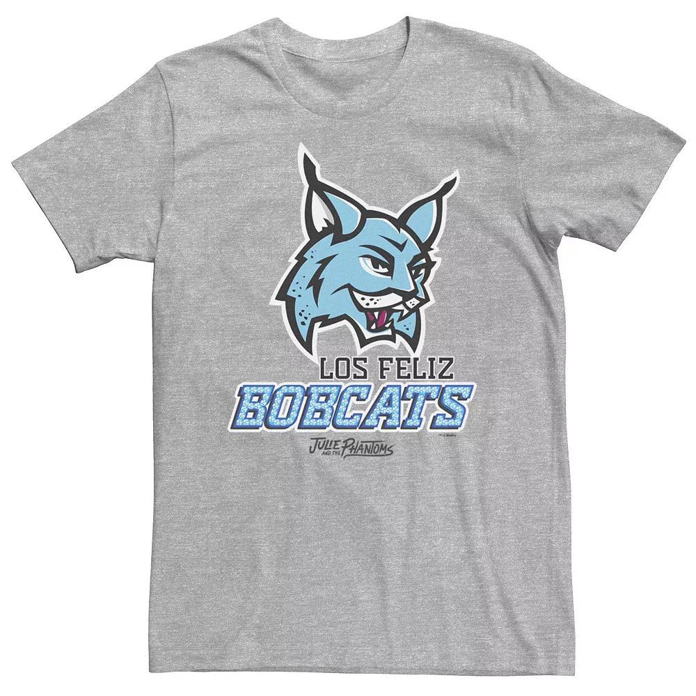 Big & Tall Julie And The Phantoms Los Feliz Bobcats Tee, Men's, Size: 4XL, Athletic Grey Product Image