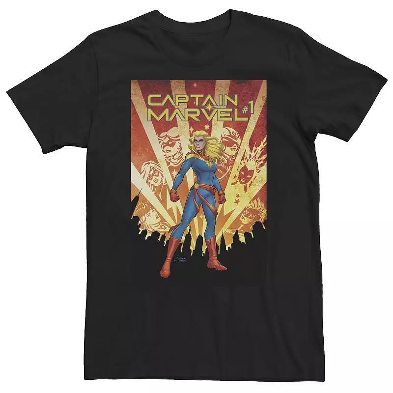Men's Star Wars The Mandalorian Pastel Sunset Tee, Size: Large, Black Product Image