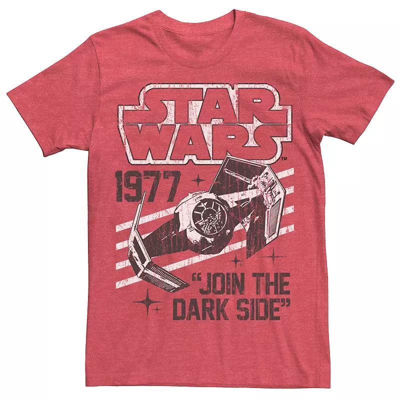 Men's A New Hope Ep4 Vader's Domain Tee, Size: XXL, Red Grey Product Image