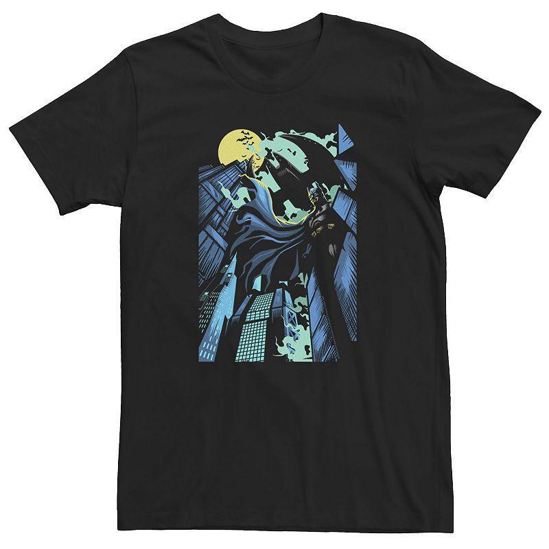 Men's Star Wars AT-AT Silhouette Title Logo Circle Tee, Size: Large, Blue Product Image