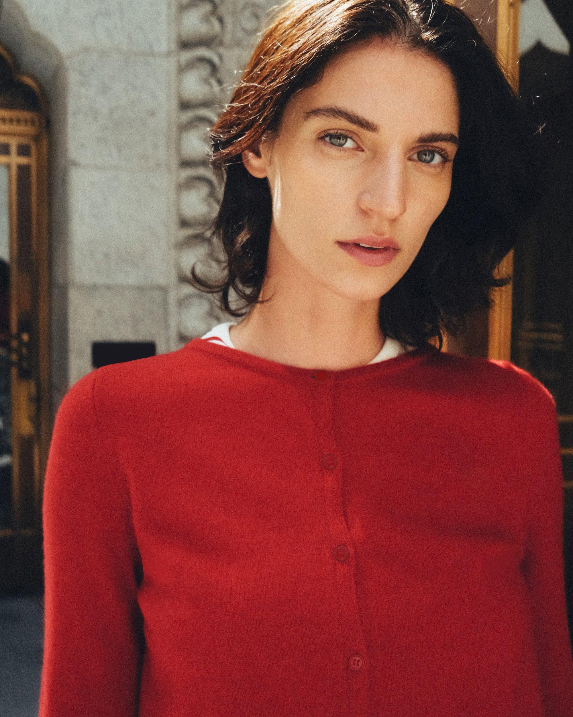 Emme Cashmere Button Cardigan Product Image