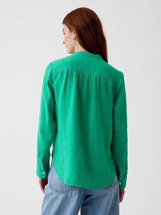 Crinkle Gauze Shirt Product Image